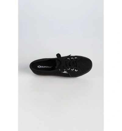 Shop Superga 'acot Linea' Sneaker In Full Black