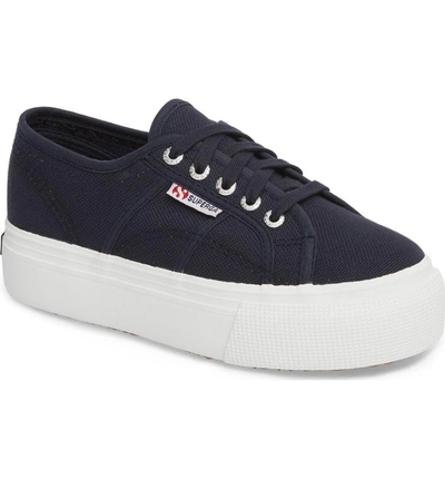 Shop Superga 'acot Linea' Sneaker In Navy