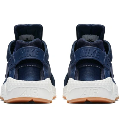 Shop Nike Air Huarache Run Se Sneaker In Blue/ Muslin/ Sail/ Brown