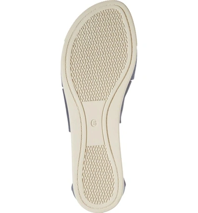 Shop Eileen Fisher Sport Platform Sandal In Denim Nubuck