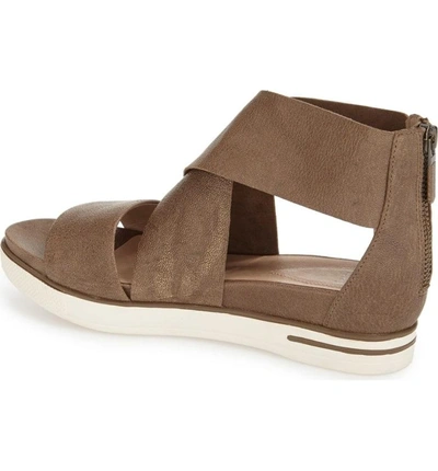 Shop Eileen Fisher Sport Platform Sandal In Bronze