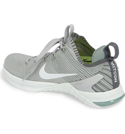 Shop Nike Metcon Dsx Flyknit 2 Training Shoe In Matte Silver/ Barely Grey