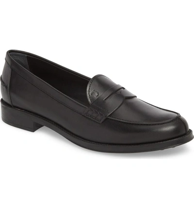 Shop Tod's Penny Loafer In Black