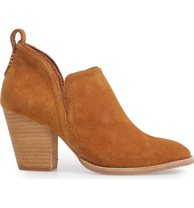 Shop Jeffrey Campbell Rosalee Bootie In Mustard Suede