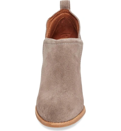Shop Jeffrey Campbell Rosalee Bootie In Taupe Suede
