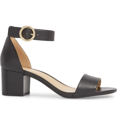 Shop Michael Michael Kors Lena Block Heel Sandal In Black