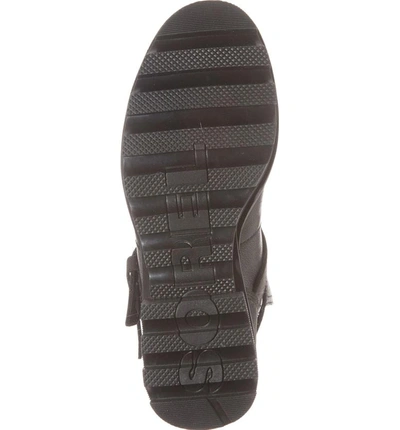 Shop Sorel Phoenix Moto Waterproof Boot In Black