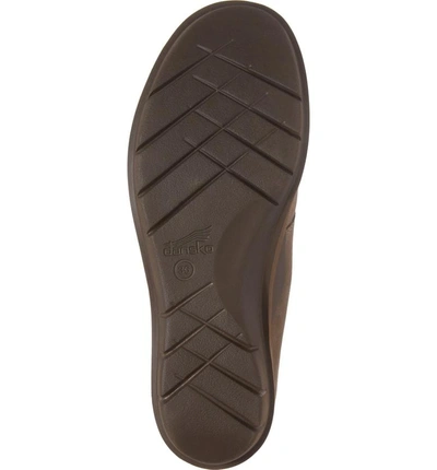 Shop Dansko Joy Bootie In Walnut Nubuck