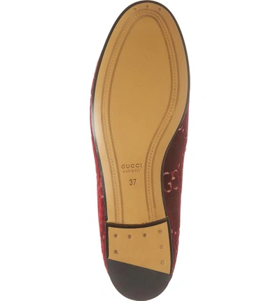 Shop Gucci Jordaan Loafer In Red