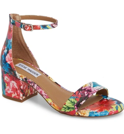 Shop Steve Madden Irenee Ankle Strap Sandal In Flower Multi