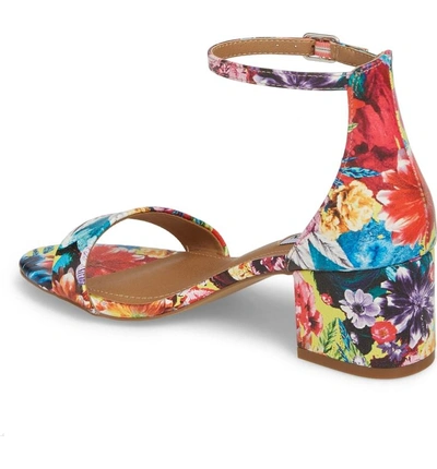 Shop Steve Madden Irenee Ankle Strap Sandal In Flower Multi