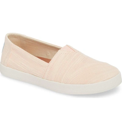 Shop Toms Avalon Slip-on In Bloom Slubby Cotton