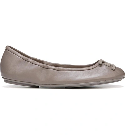 Shop Sam Edelman Florence Ballet Flat In Putty Leather