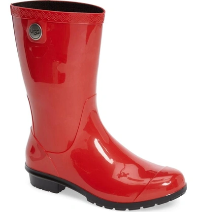 Shop Ugg Sienna Rain Boot In Tango