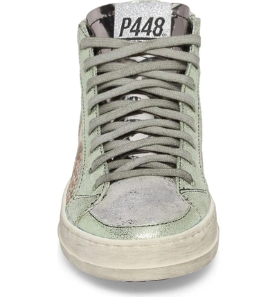Shop P448 Skate High Top Sneaker In Jacobs Print