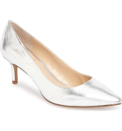 Shop Vince Camuto Kemira Pointy Toe Pump In Ice