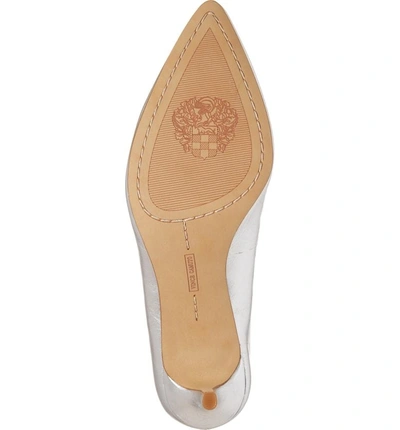 Shop Vince Camuto Kemira Pointy Toe Pump In Ice