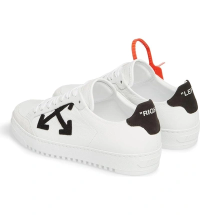 Shop Off-white Arrow Sneaker In White Black