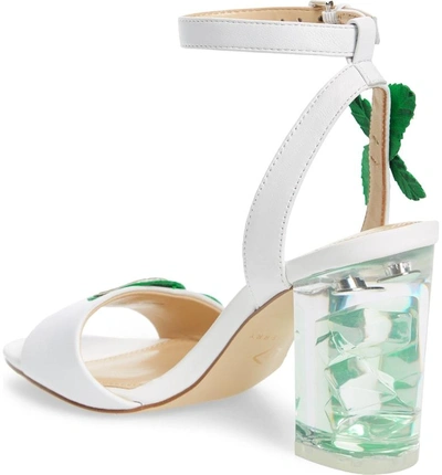 Shop Katy Perry Rita Mohito Sandal In White/ Lime