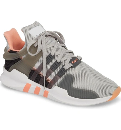 Shop Adidas Originals Eqt Support Adv Sneaker In Grey/ Grey/ Aero Green