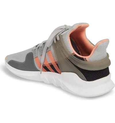 Shop Adidas Originals Eqt Support Adv Sneaker In Grey/ Grey/ Aero Green