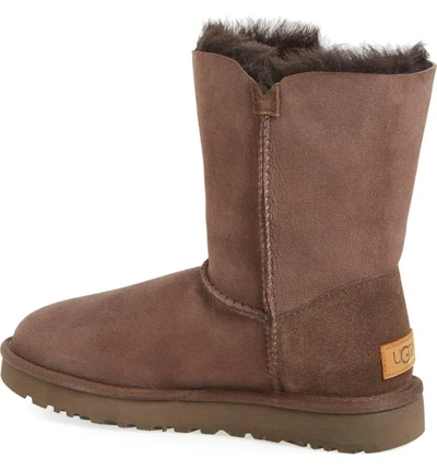Shop Ugg Bailey Button Ii Boot In Chocolate Suede
