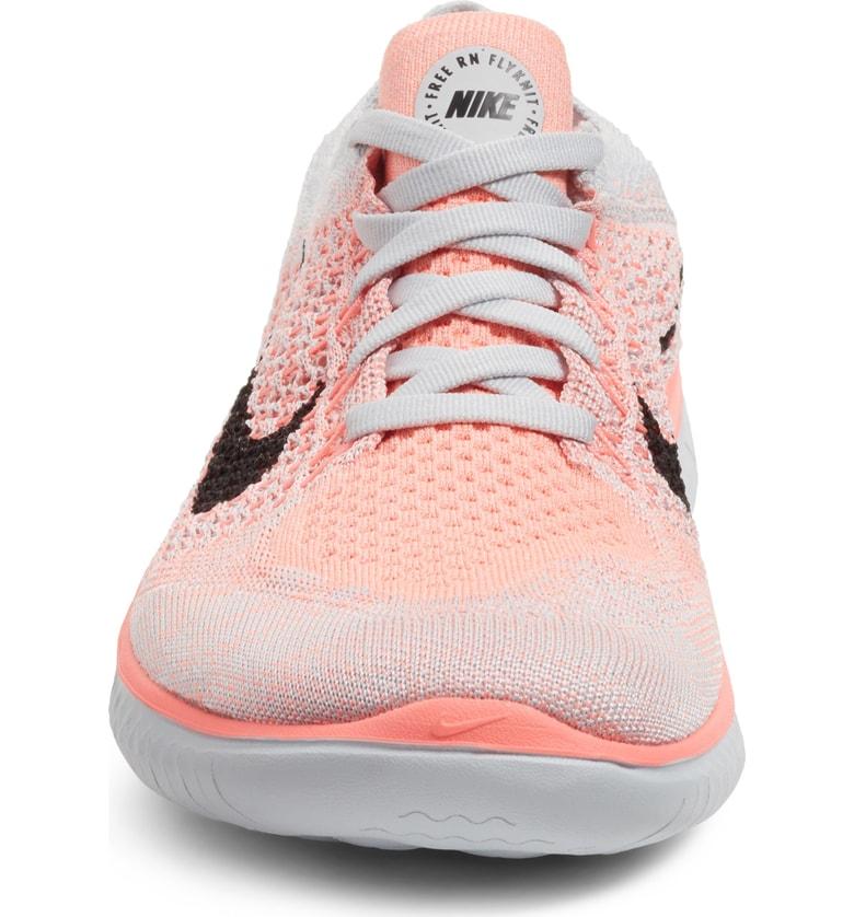 Nike Women S Free Rn Flyknit 2018 Running Shoes Pink Size 7 0 Modesens
