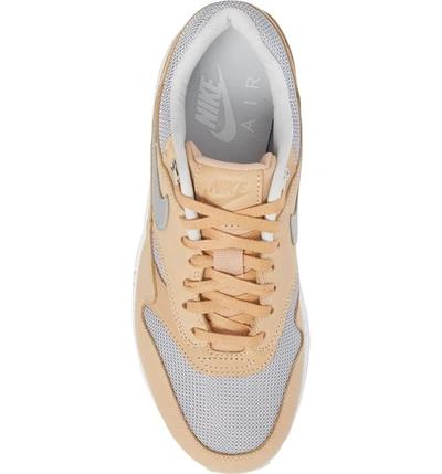 Shop Nike Air Max 1 Se Premium Sneaker In Vachetta Tan/ Silver/ White