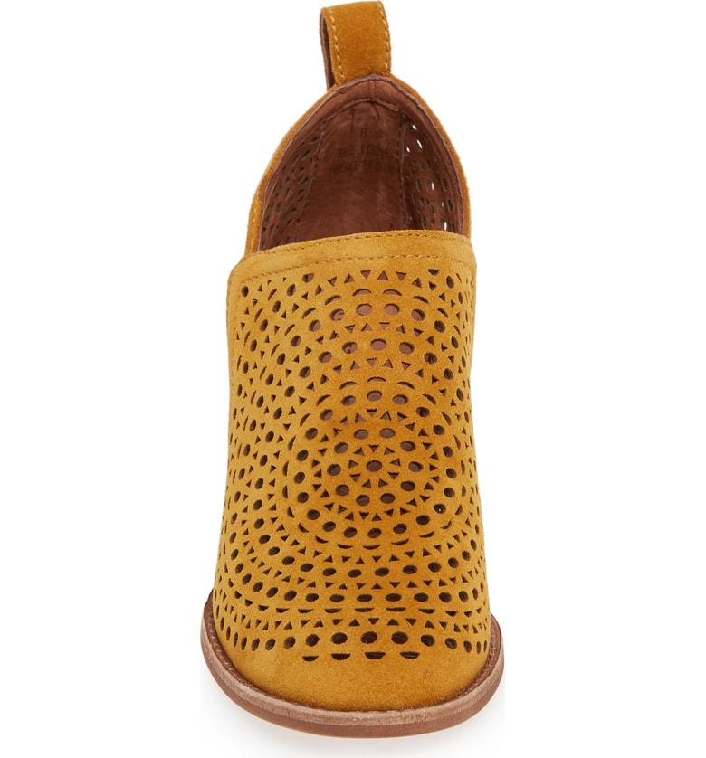 jeffrey campbell rosalee bootie mustard suede