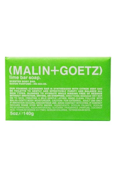 Shop Malin + Goetz Bar Soap In Lime