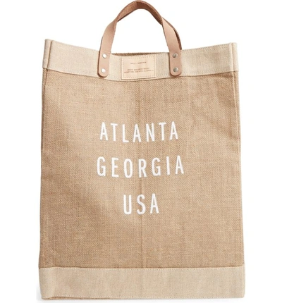 Shop Apolis Market Bag - Beige In Atlanta