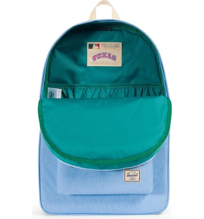 Shop Herschel Supply Co Heritage - Mlb Cooperstown Collection Backpack - Grey In Texas Rangers