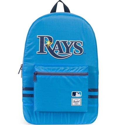 Shop Herschel Supply Co Packable - Mlb American League Backpack - Blue In Tampa Bay Rays