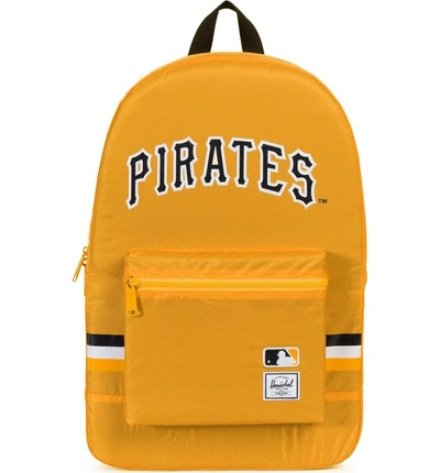 Shop Herschel Supply Co Packable - Mlb National League Backpack - Yellow In Pittsburgh Pirates
