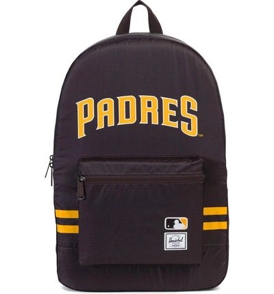 Shop Herschel Supply Co Packable - Mlb National League Backpack - Brown In San Diego Padres