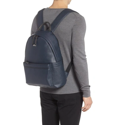 Ted Baker Sagrada Crossgrain Backpack In Navy | ModeSens