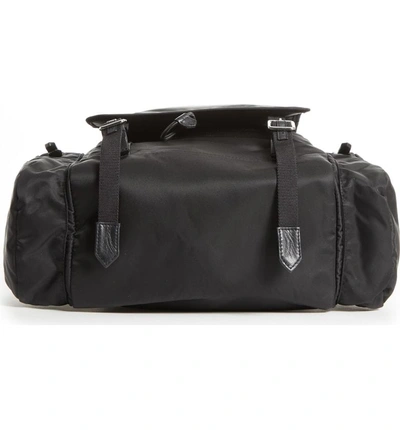 Shop Calvin Klein 205w39nyc Nylon Flap Backpack - Black