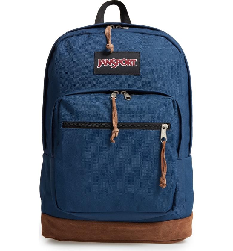 jansport right pack navy blue