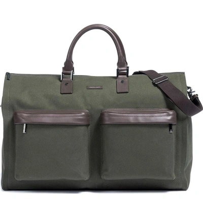Shop Hook + Albert Twill Duffle Bag In Olive