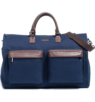 Shop Hook + Albert Twill Duffle Bag In Navy