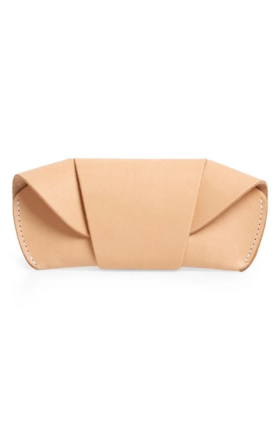 Shop Tanner Goods Leather Sunglass Case - Natural