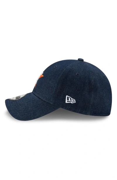 Shop New Era X Levi's Mlb17 Denim Baseball Cap - Black In Houston Astros