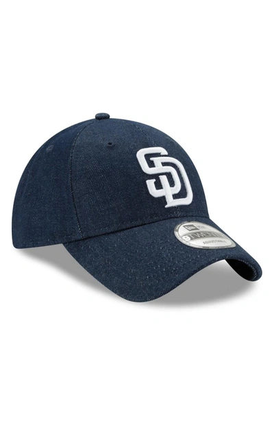 Shop New Era X Levi's Mlb17 Denim Baseball Cap - Black In San Diego Padres
