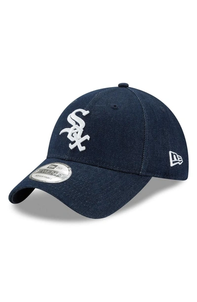Shop New Era X Levi's Mlb17 Denim Baseball Cap - Black In Chicago White Sox