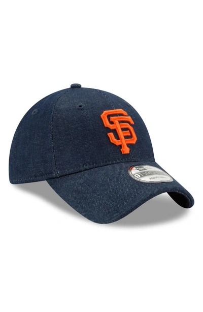 Shop New Era X Levi's Mlb17 Denim Baseball Cap - Black In San Francisco Giants