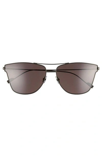 Shop Saint Laurent Sl 51t 63mm Sunglasses - Black