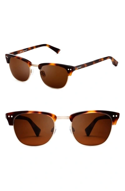 Shop Mvmt Legend 49mm Sunglasses - Oak Tortoise
