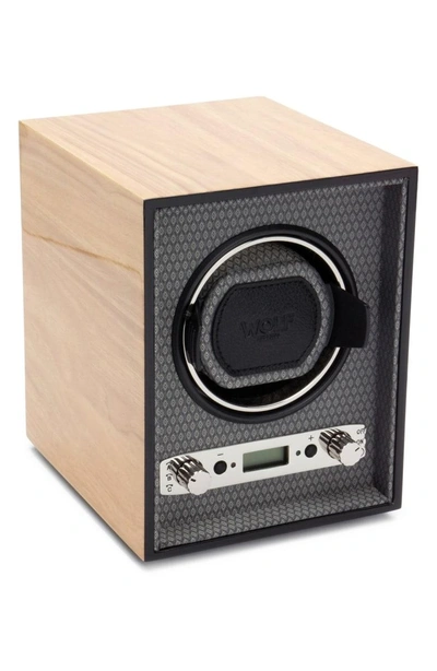 Shop Wolf Meridian Watch Winder - Brown In Blonde