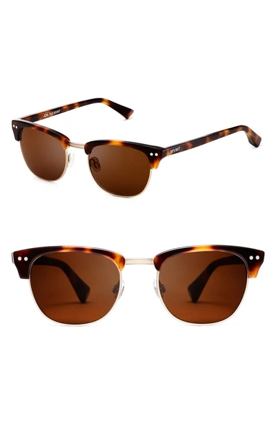 Shop Mvmt Legend 49mm Polarized Sunglasses - Oak Tortoise