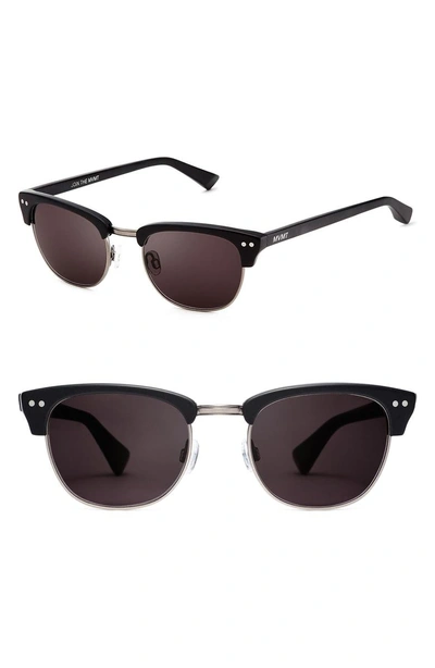 Shop Mvmt Legend 49mm Polarized Sunglasses In Matte Black